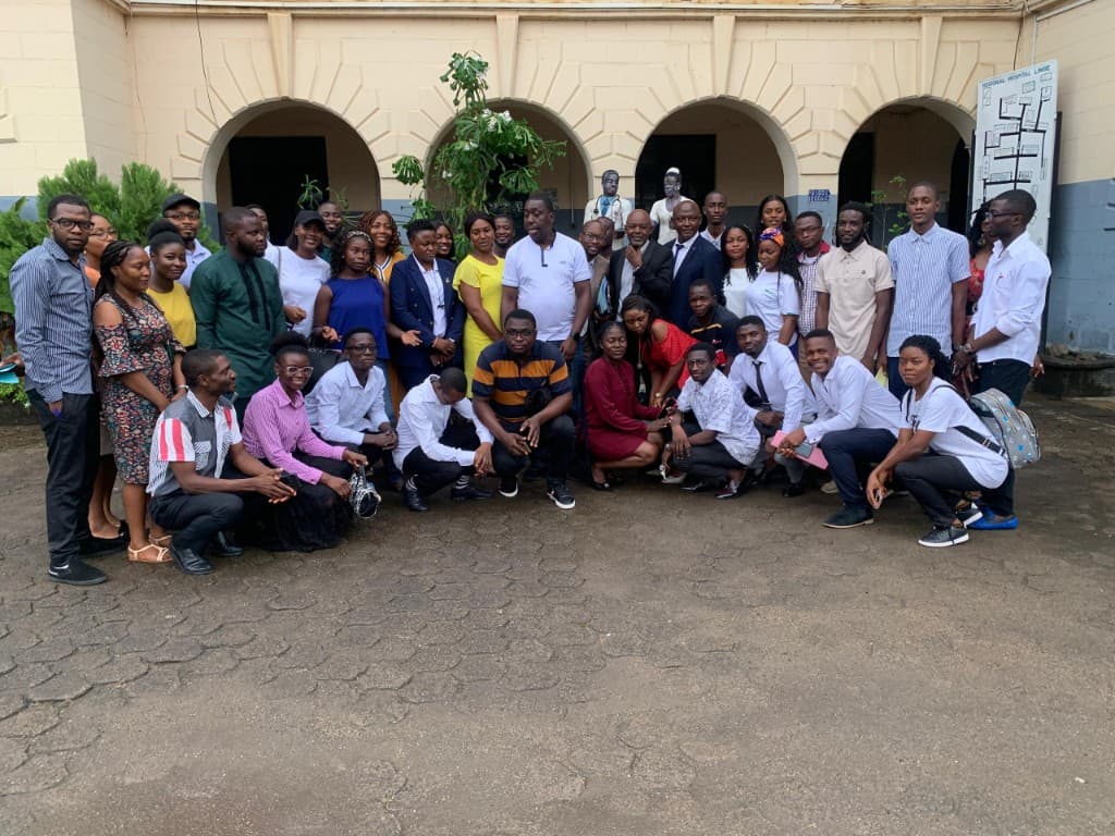 CASP members gathered for a group photo at Regional Hospital Limbe