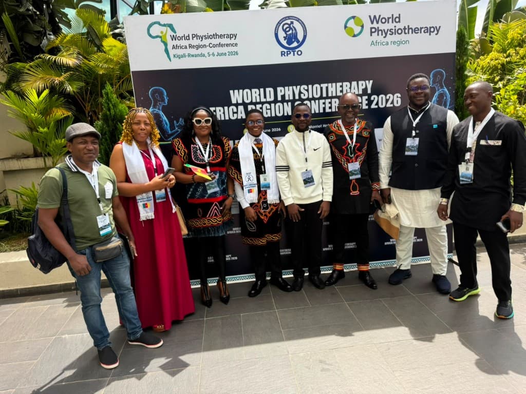 CASP delegates at the World Physiotherapy Africa Region Conference 2026 in Kigali, Rwanda