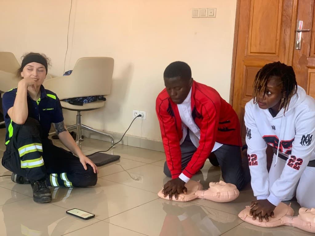Emergency and clinical skills training session